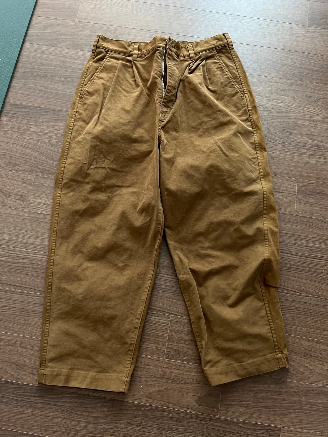 꼼데가르송 옴므 투톤 몰스킨 베이지 배기팬츠 S 상품이미지1