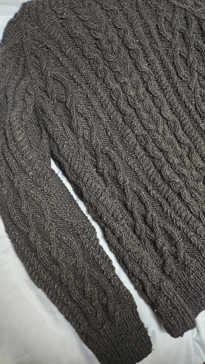 아테나 디자인 울 니트웨어 가디건 상품이미지5