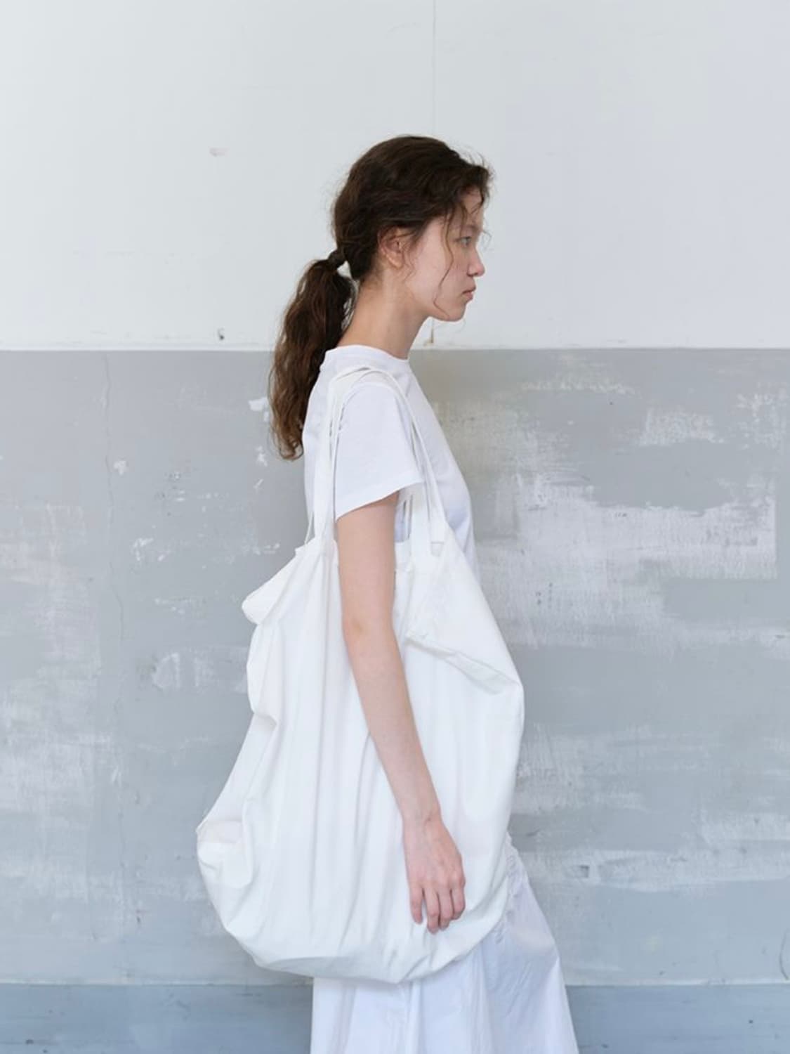 (1회착용, 택O) 리포스 folded cotton bag 코튼백 가방 상품이미지1