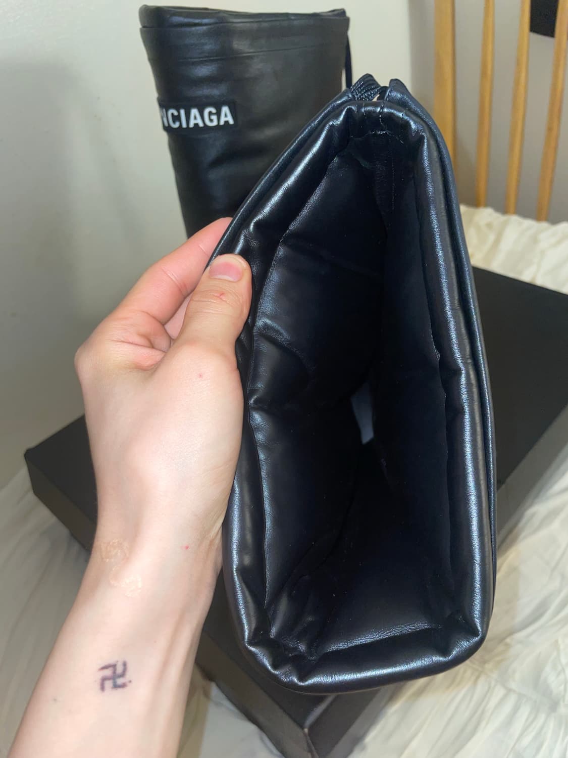 발렌시아가 알레스카 스키부츠 카프스킨 레더하이 상품이미지7