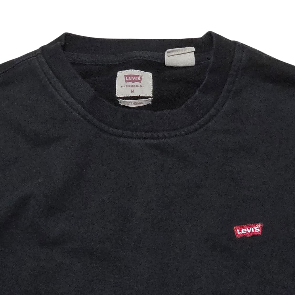 Levi's 리바이스 블랙 배트윙 로고 맨투맨 상품이미지2