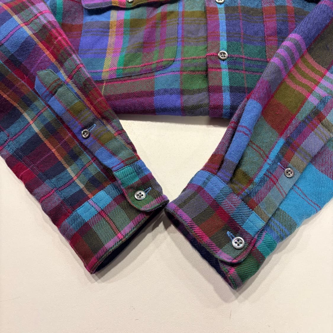 [S] 폴로 랄프로렌 울 투포켓 멀티컬러 체크 셔츠 B831 상품이미지6