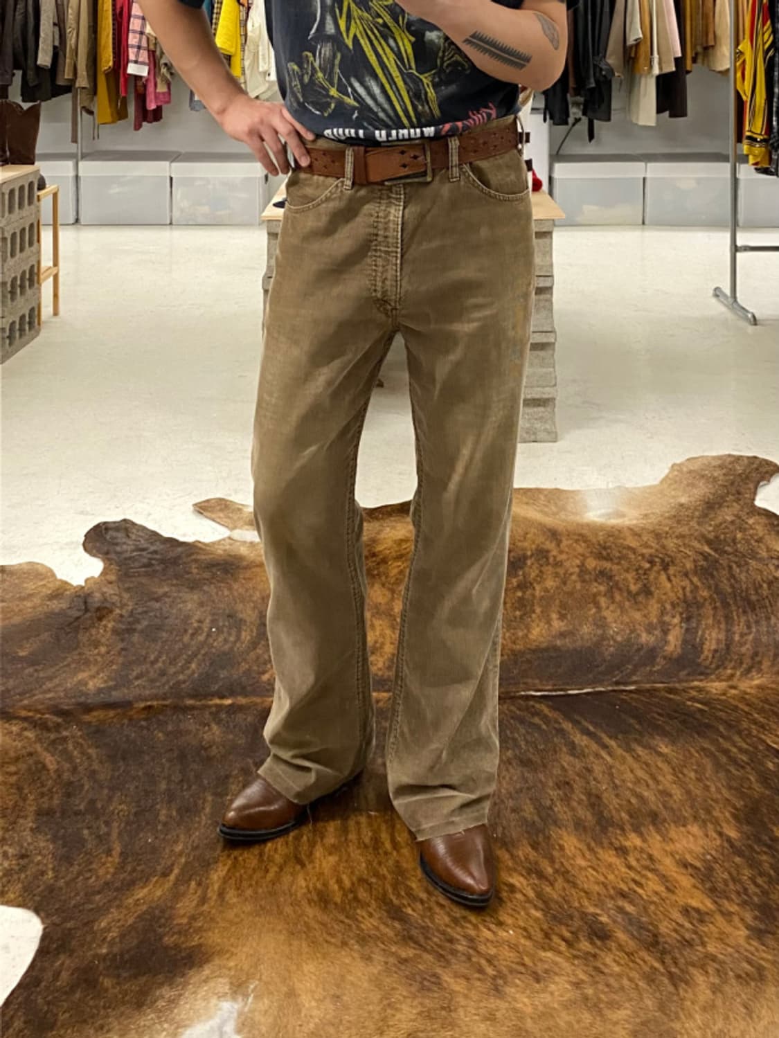 70's LEVI'S 646 bell bottom pants 벨보텀 팬츠 상품이미지1