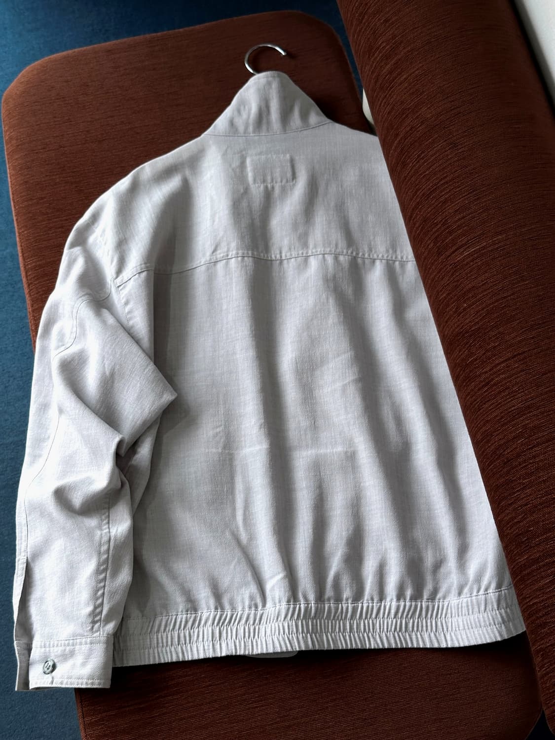 High count poly volume blouson 상품이미지4