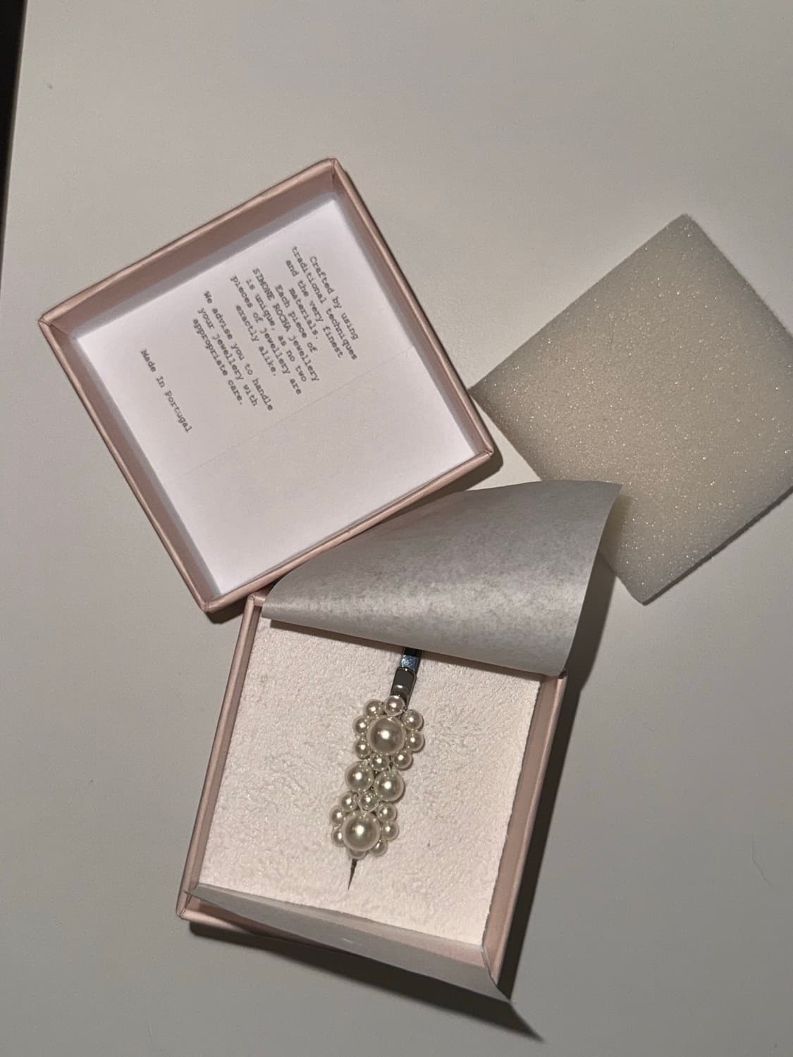 시몬로샤 미니 플라워 펄 진주 헤어핀 상품이미지1