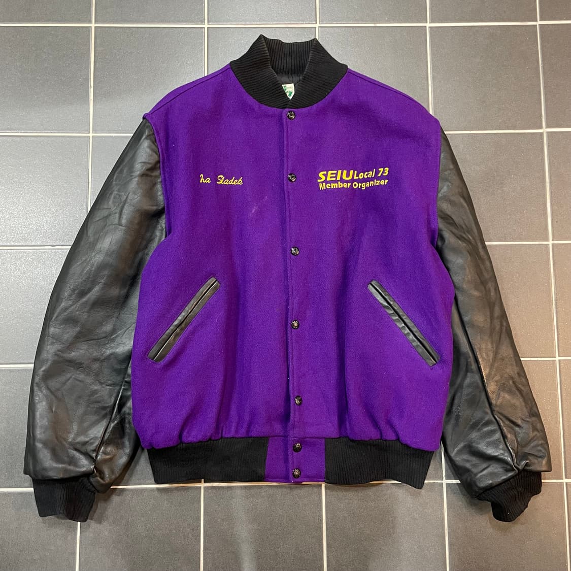 Maple Varsity jacket Made Usa 상품이미지4