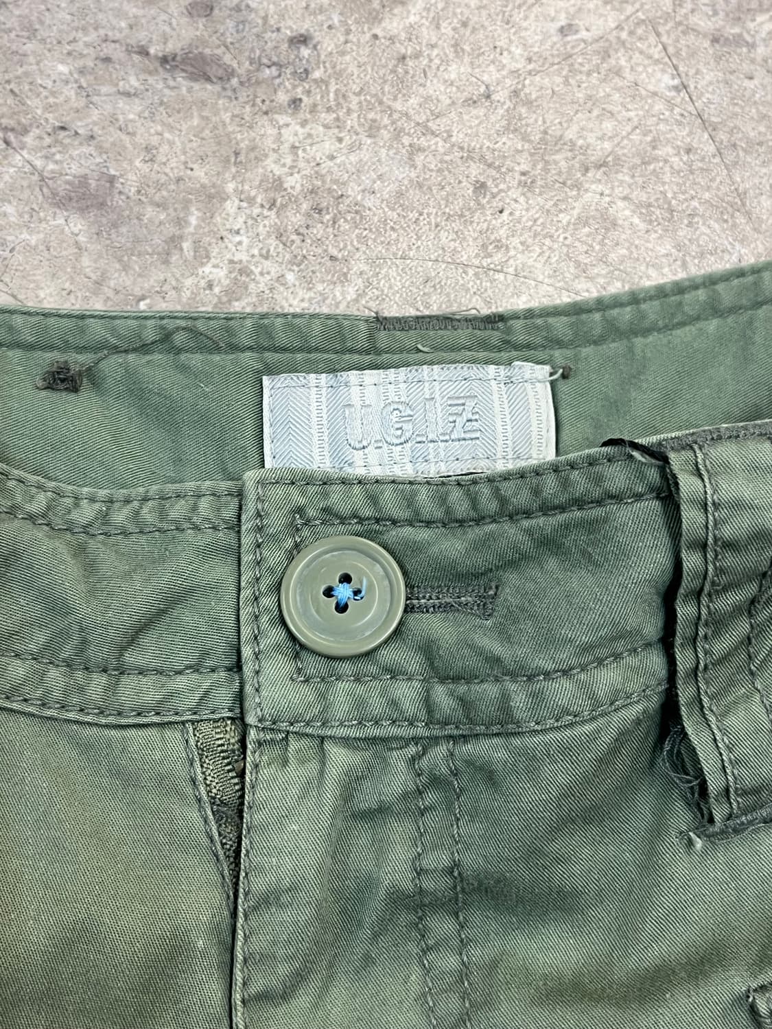 빈티지 카고 하프 팬츠 카키 #csz3432 상품이미지3