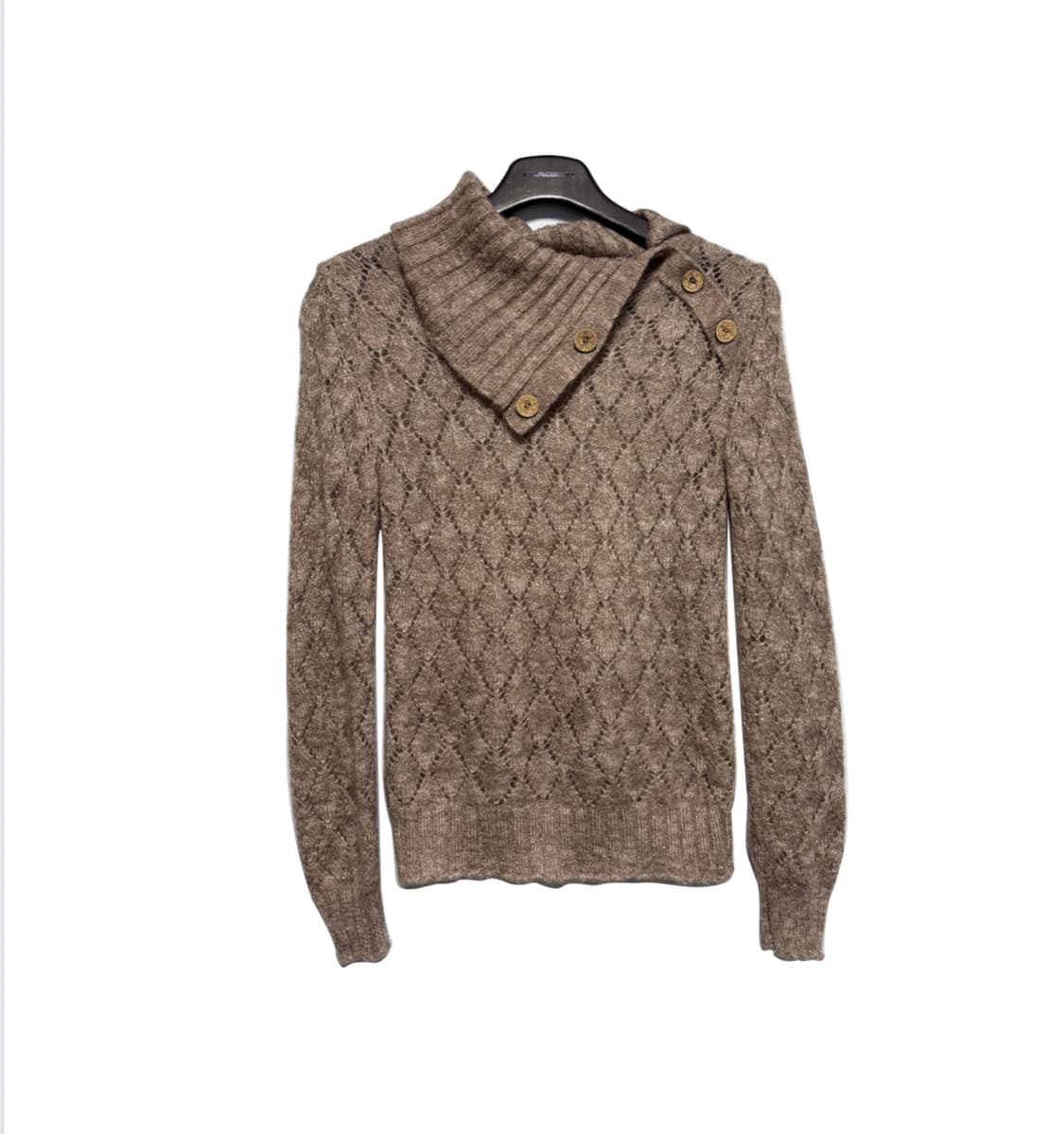 빈티지 모헤어 버튼니트 상품이미지1