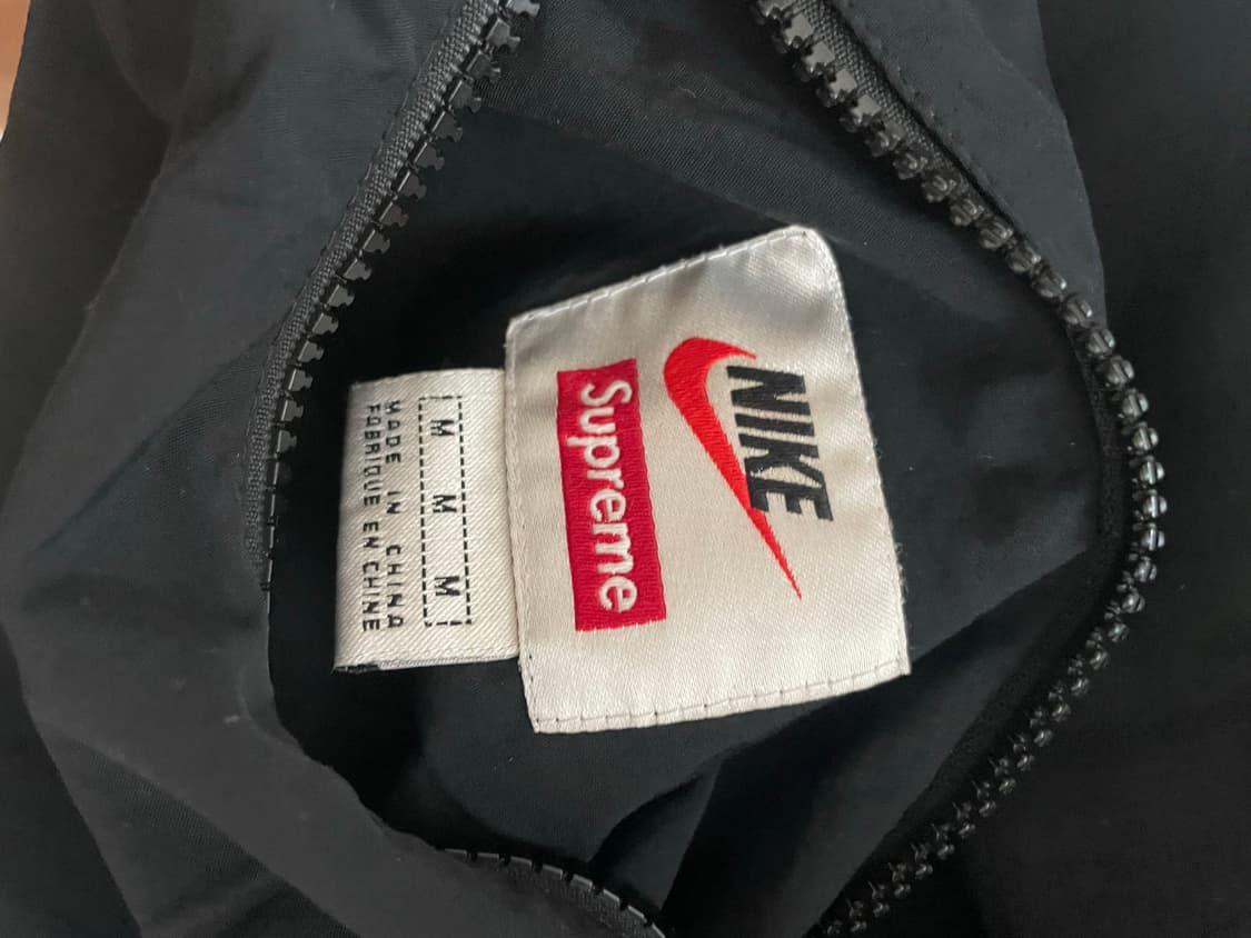 20FW 슈프림x나이키 쥬얼리 아노락 블랙 M 상품이미지5