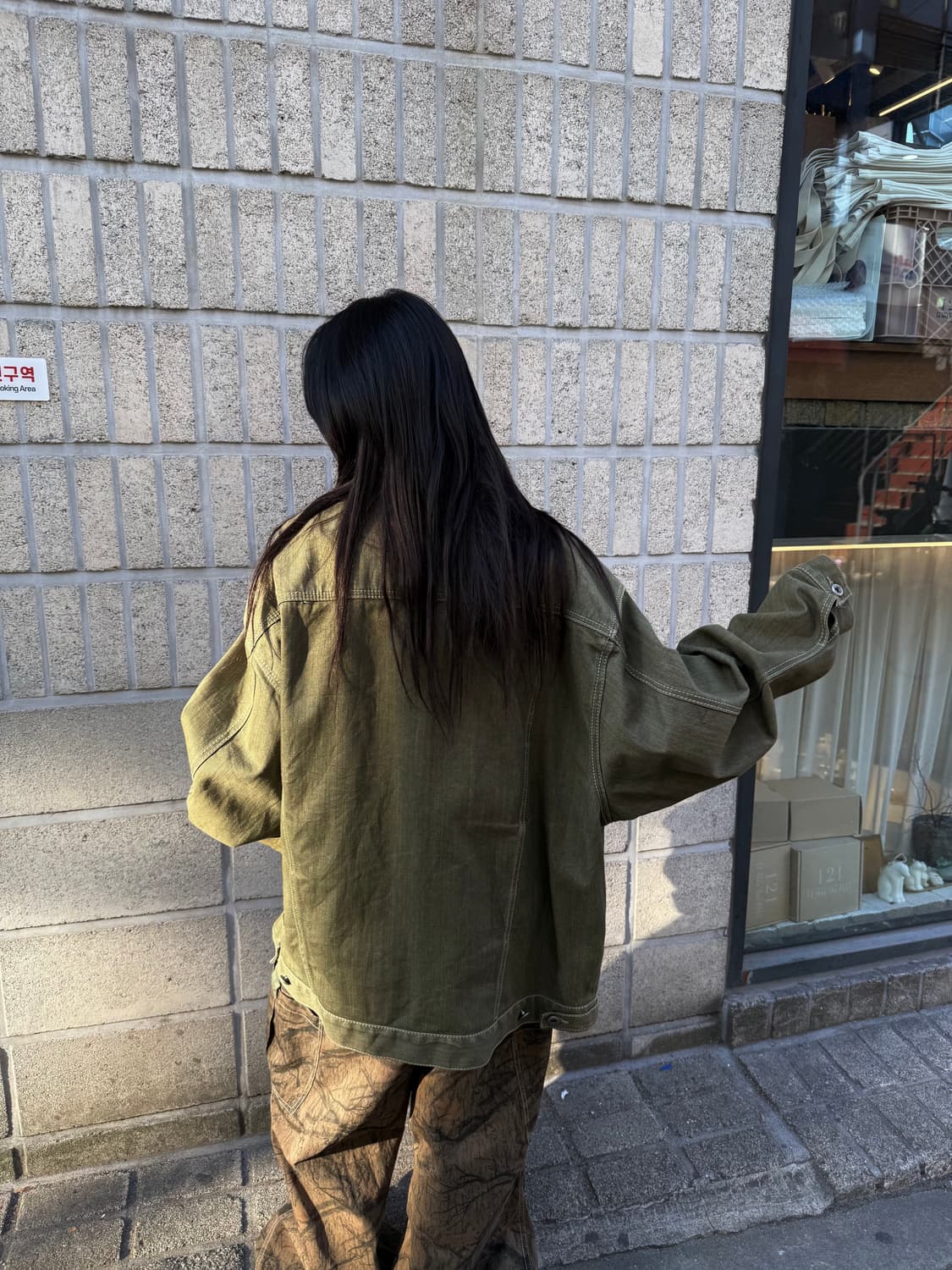 칼카니 오버사이즈 로고 데님자켓 상품이미지8