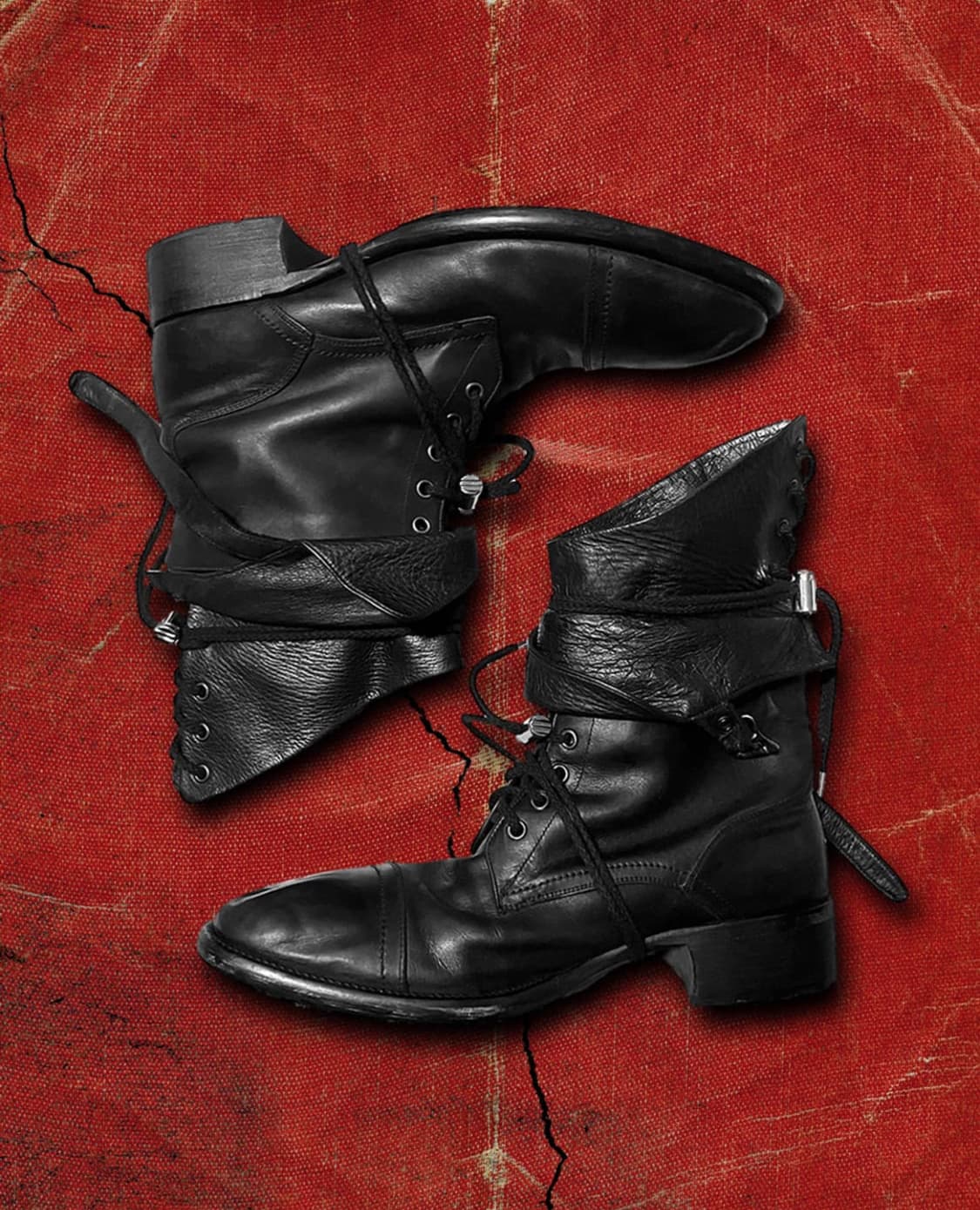 Alfredo bannister 알프레도 바니스터 블랙레이어 부츠 상품이미지1