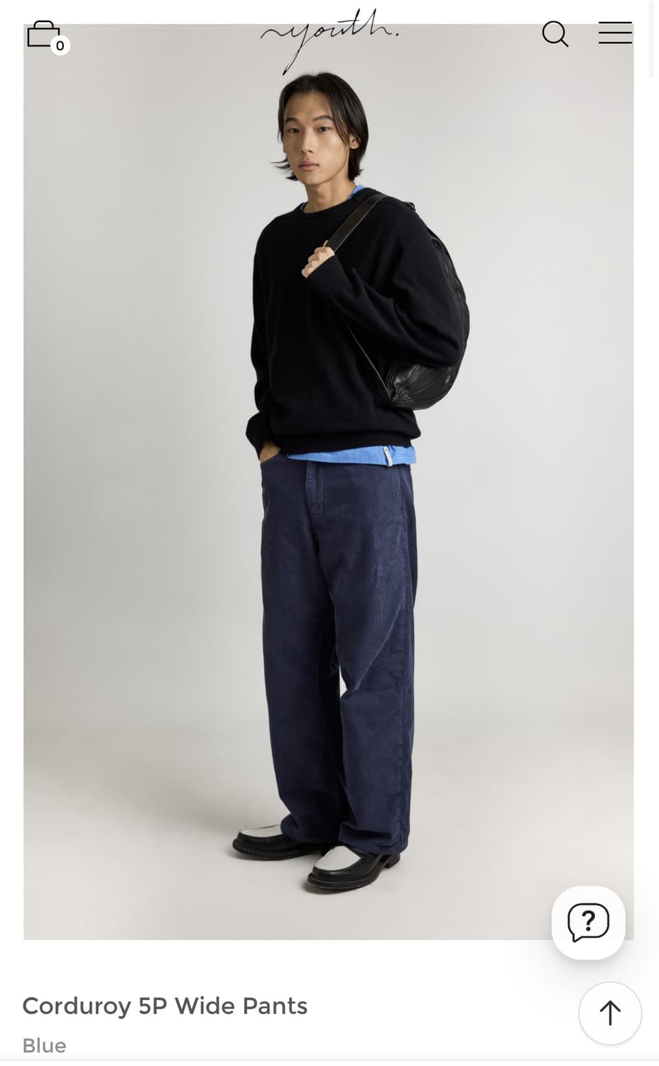 구매) youth Corduroy 5P Wide Pants 유스 코듀로이 상품이미지1