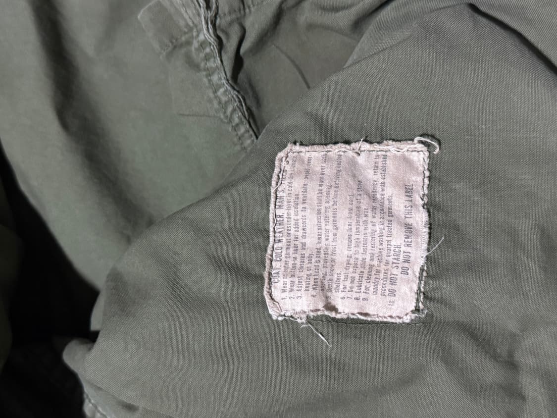 1972년 USA M-65 필드 자켓 M-R 상품이미지6