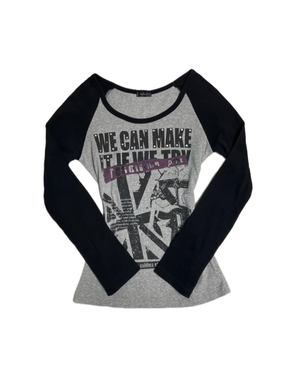 펑크 갸루 y2k 롱슬리브 나그랑 상품이미지1