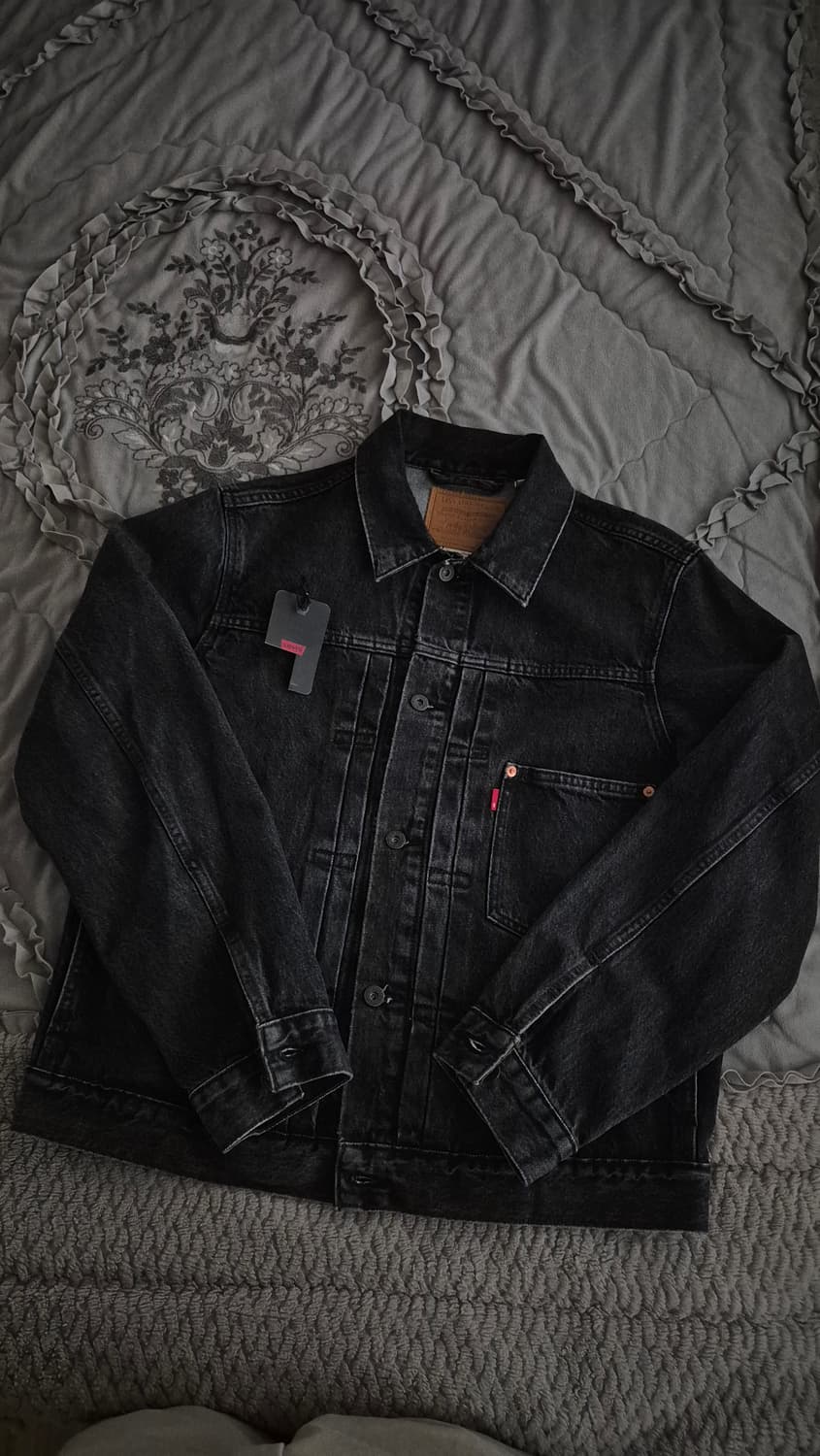 리바이스 type 1 트러커자켓 워시드블랙 M 상품이미지1