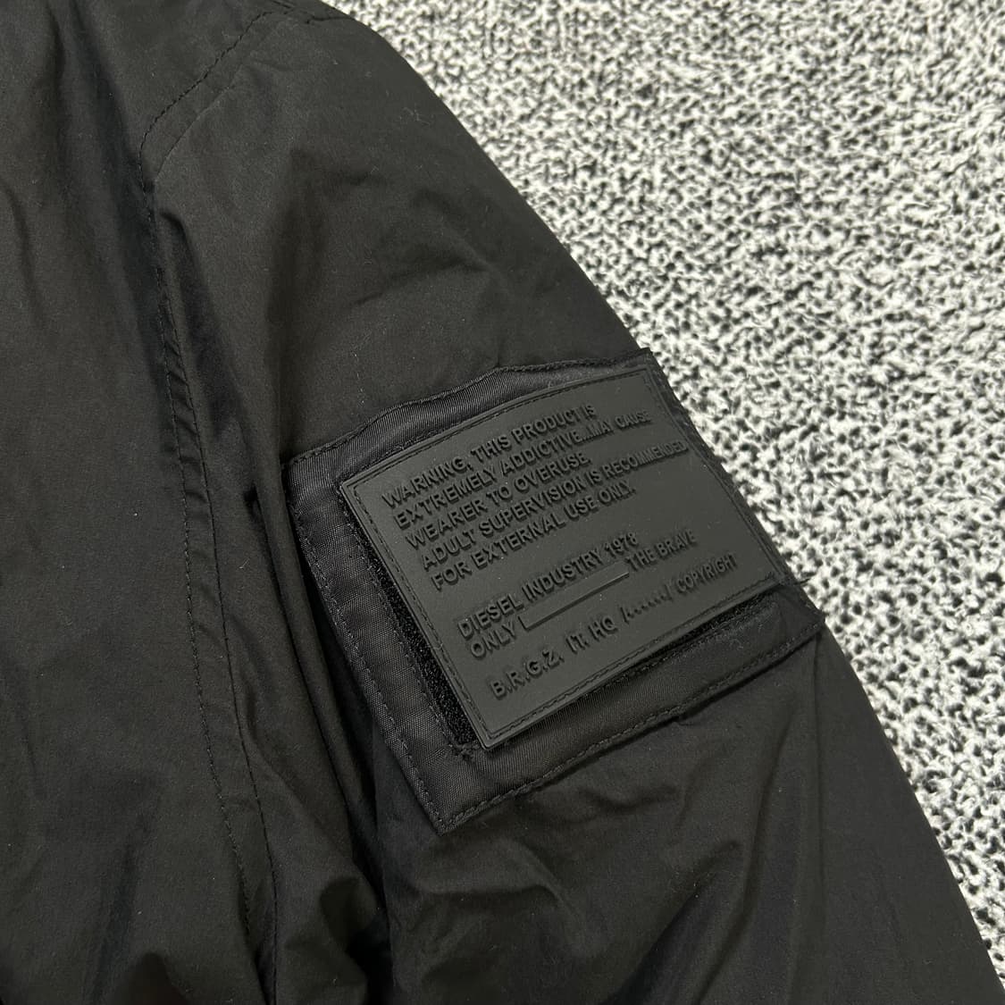 디젤 블랙 후드 파카 자켓 상품이미지7