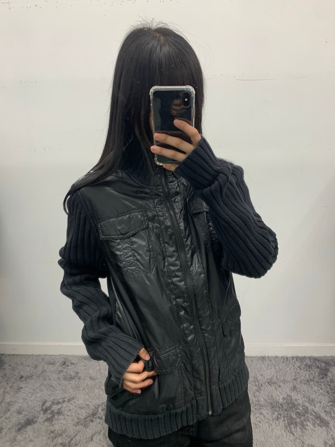 캘빈클라인 하이넥 집업 상품이미지1