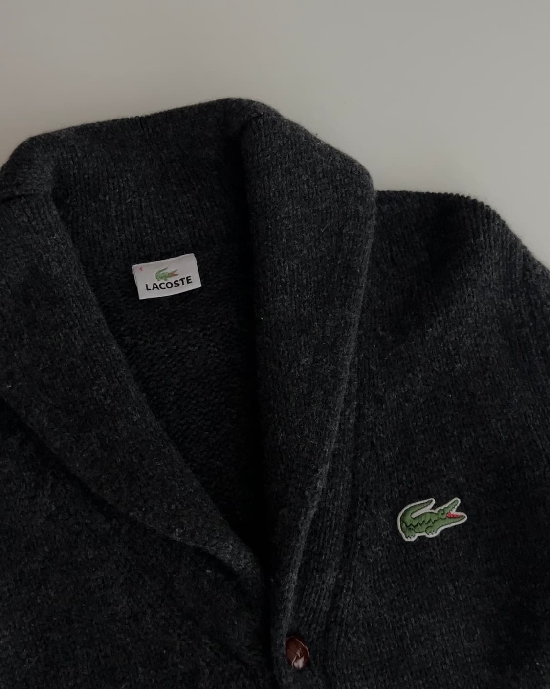라코스테 숄카라 가디건 L 상품이미지3