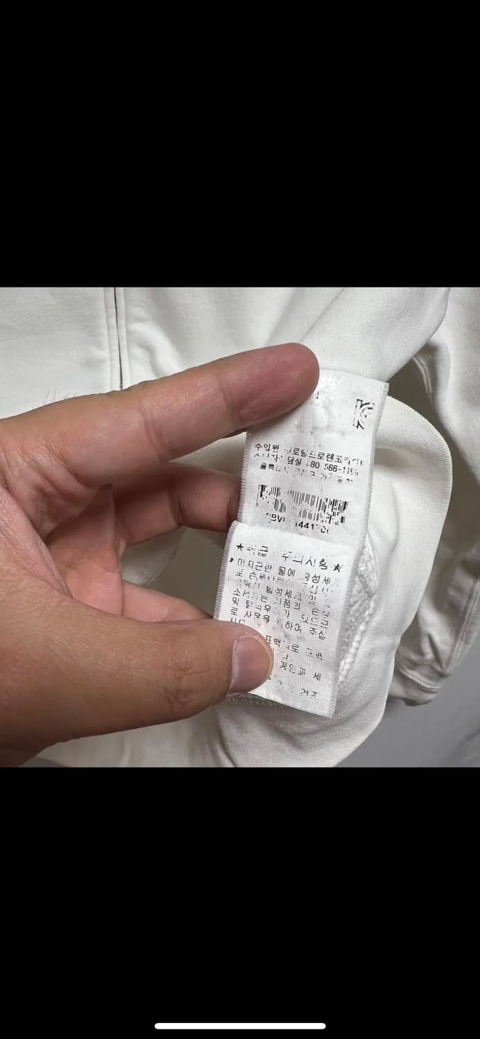 [정품/보이즈L] 폴로 랄프로렌 빅포니 화이트 후드집업 상품이미지7