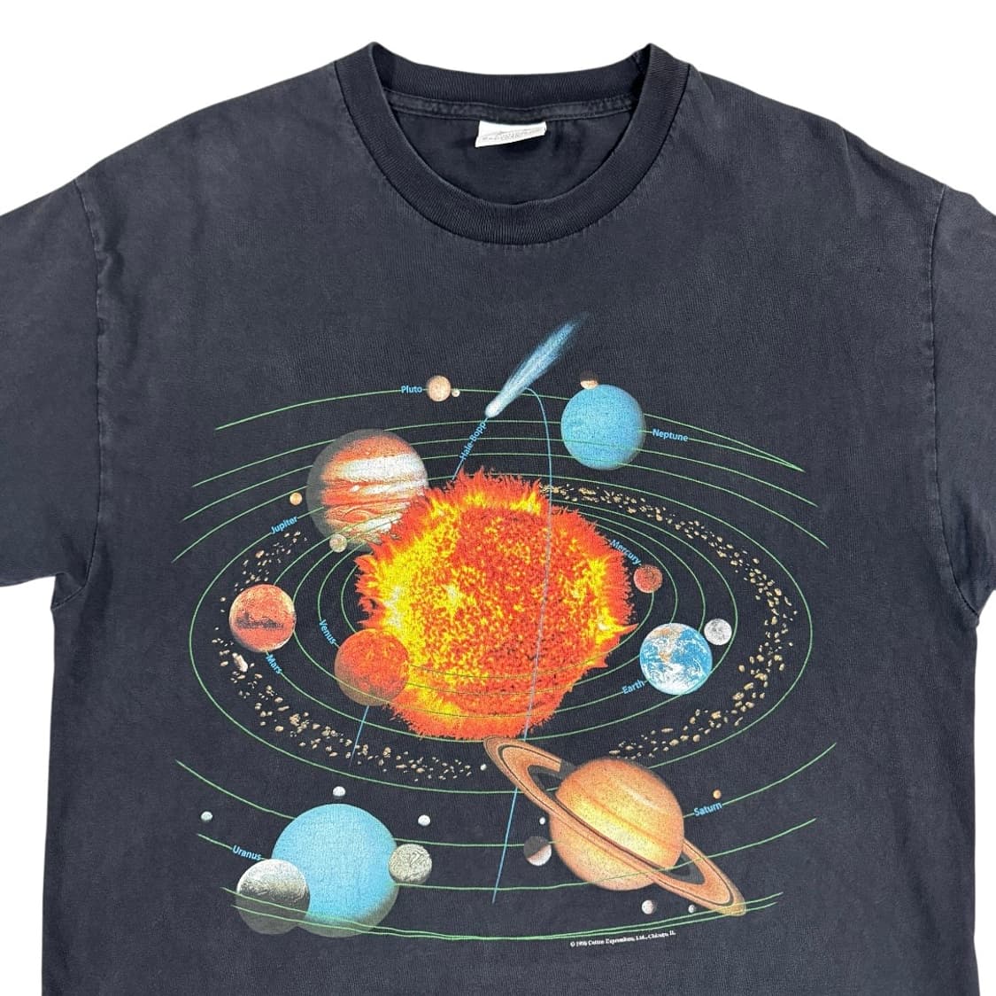 빈티지 90s Solar System Art Tee 태양계 아트 티셔츠 상품이미지3