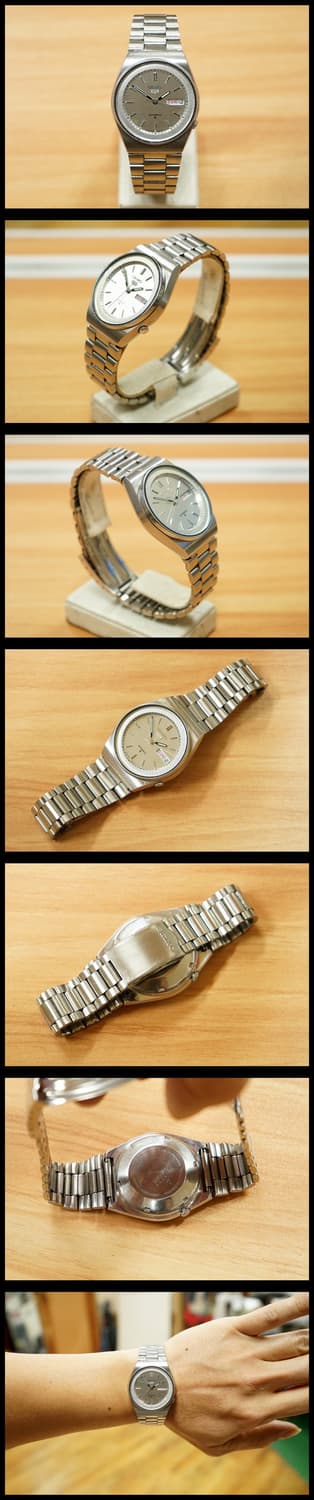 80s 세이코 5 6309-602c "mesh dial" 오토매틱 시계 상품이미지2