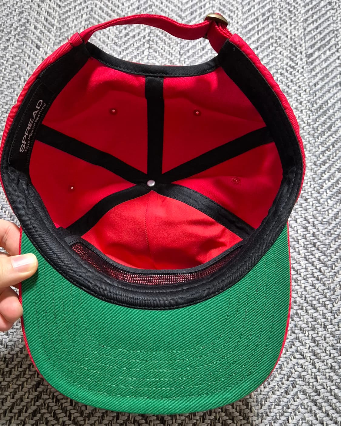 Spread signature cap red 상품이미지4