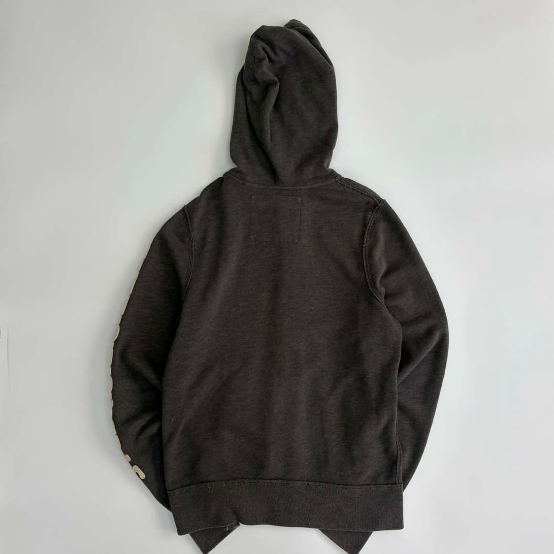 아베크롬비 y2k 올드스쿨 그레이 스웻 후드집업 희귀져지(M) 상품이미지3