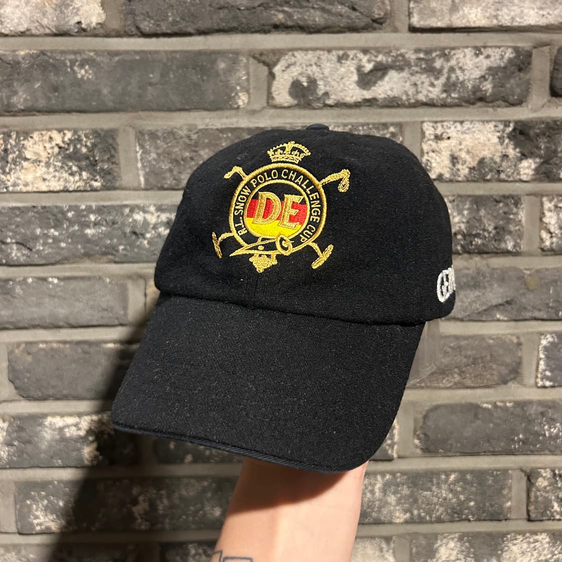 폴로 랄프로렌 스노우 폴로 챌린지 캡 블랙 상품이미지1
