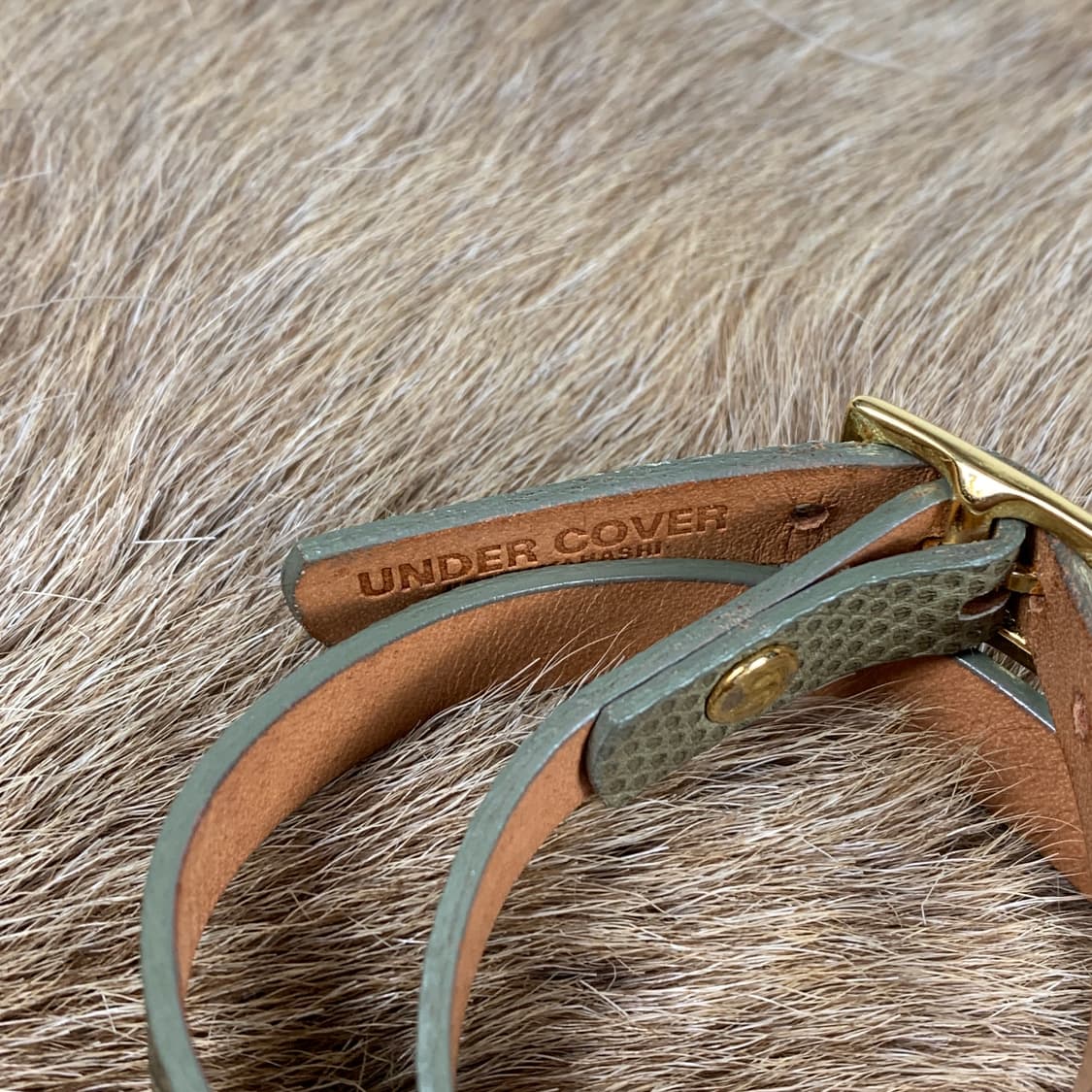 언더커버 더블 레더 팔찌 상품이미지3