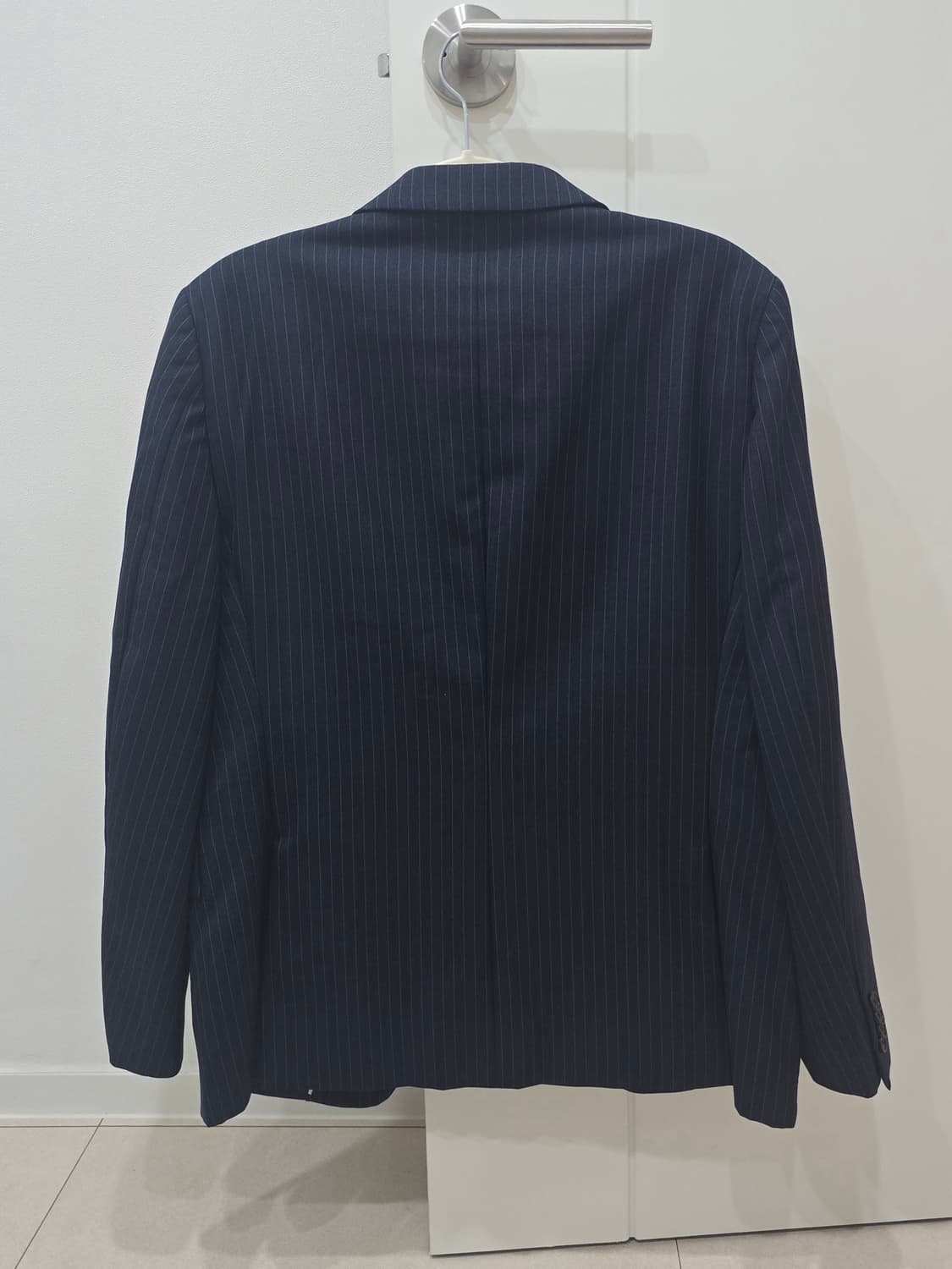 Z 제냐 네이비 스트라이프 블레이저 상품이미지8