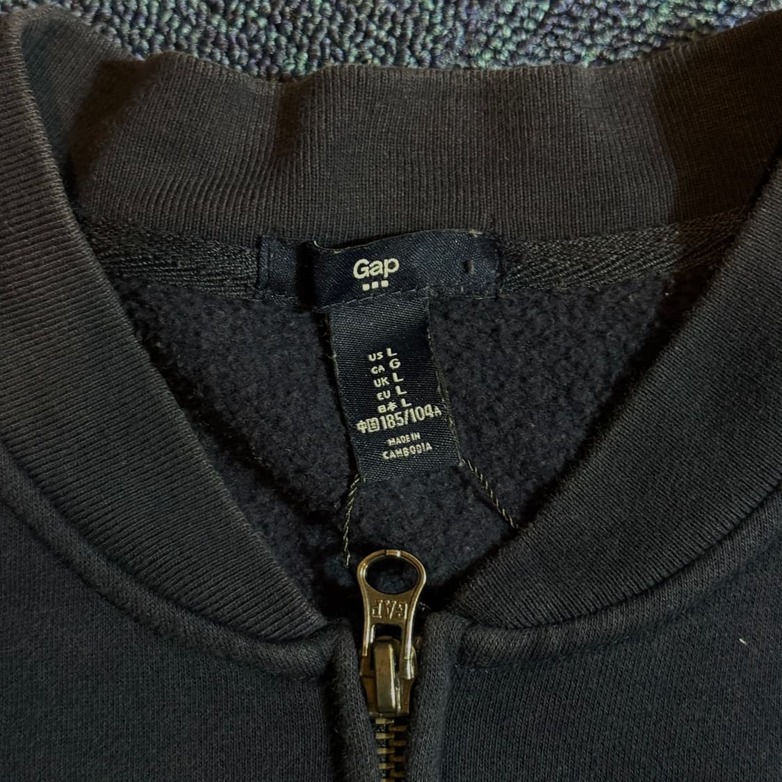 GAP 갭 블랙 빈티지 집업 자켓 상품이미지4