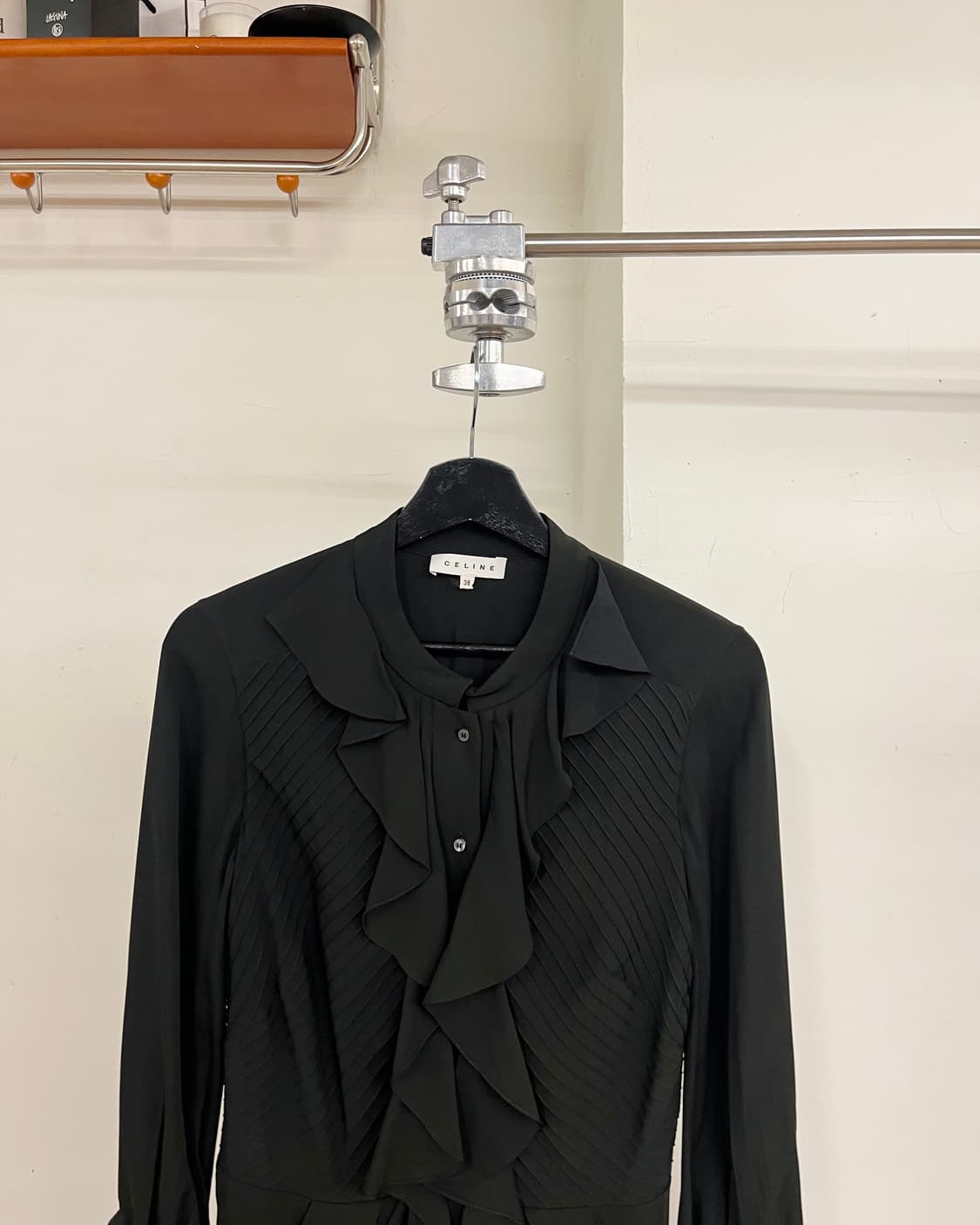 셀린느 블랙 실크 드레스 상품이미지2