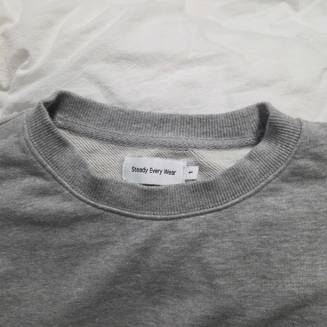 [1] 스테디에브리웨어 데일리 스웻셔츠 그레이멜란지 / SEW 상품이미지4