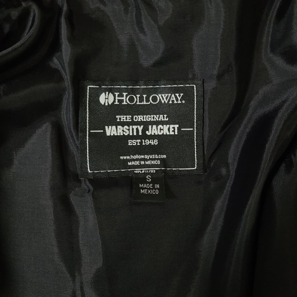 (95~100) HOLLOWAY 할로웨이 바시티 가죽 자켓 점퍼 상품이미지8