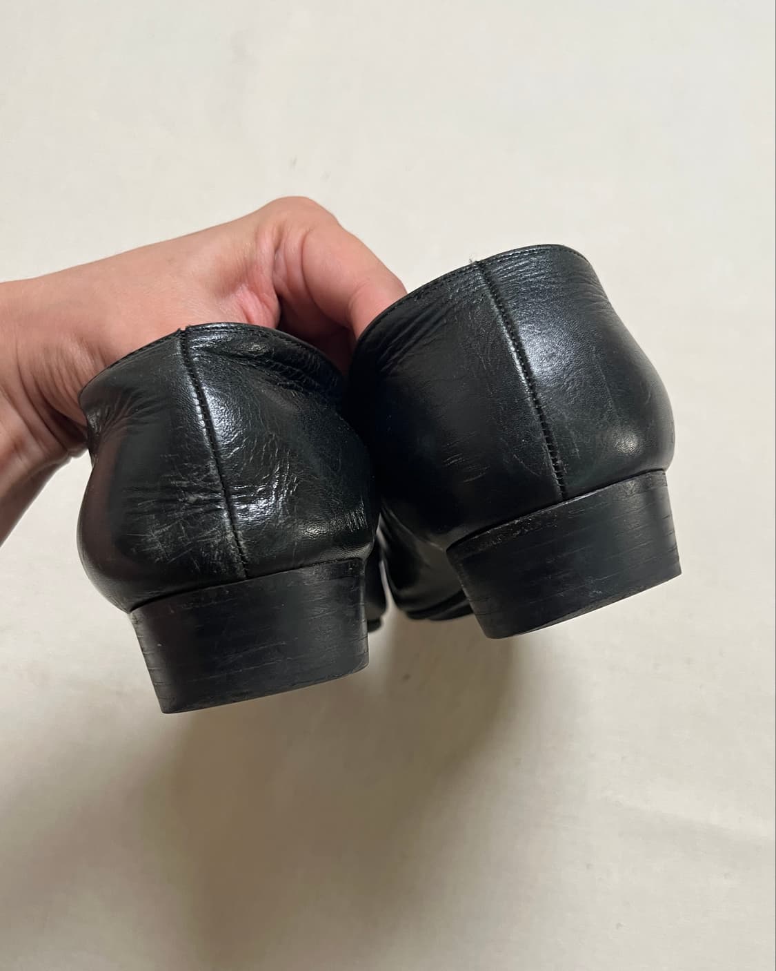 요지야마모토 캔버스토 레더 슬립온 yohji yamamoto + noir 상품이미지7