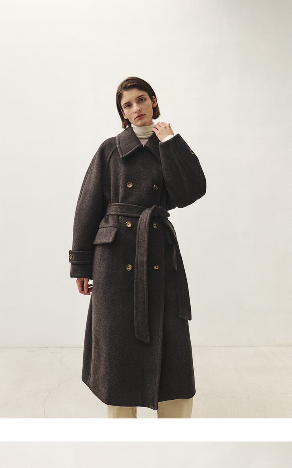 모한 TTW CASHMERE DOUBLE WOOL COAT 울코트 상품이미지3