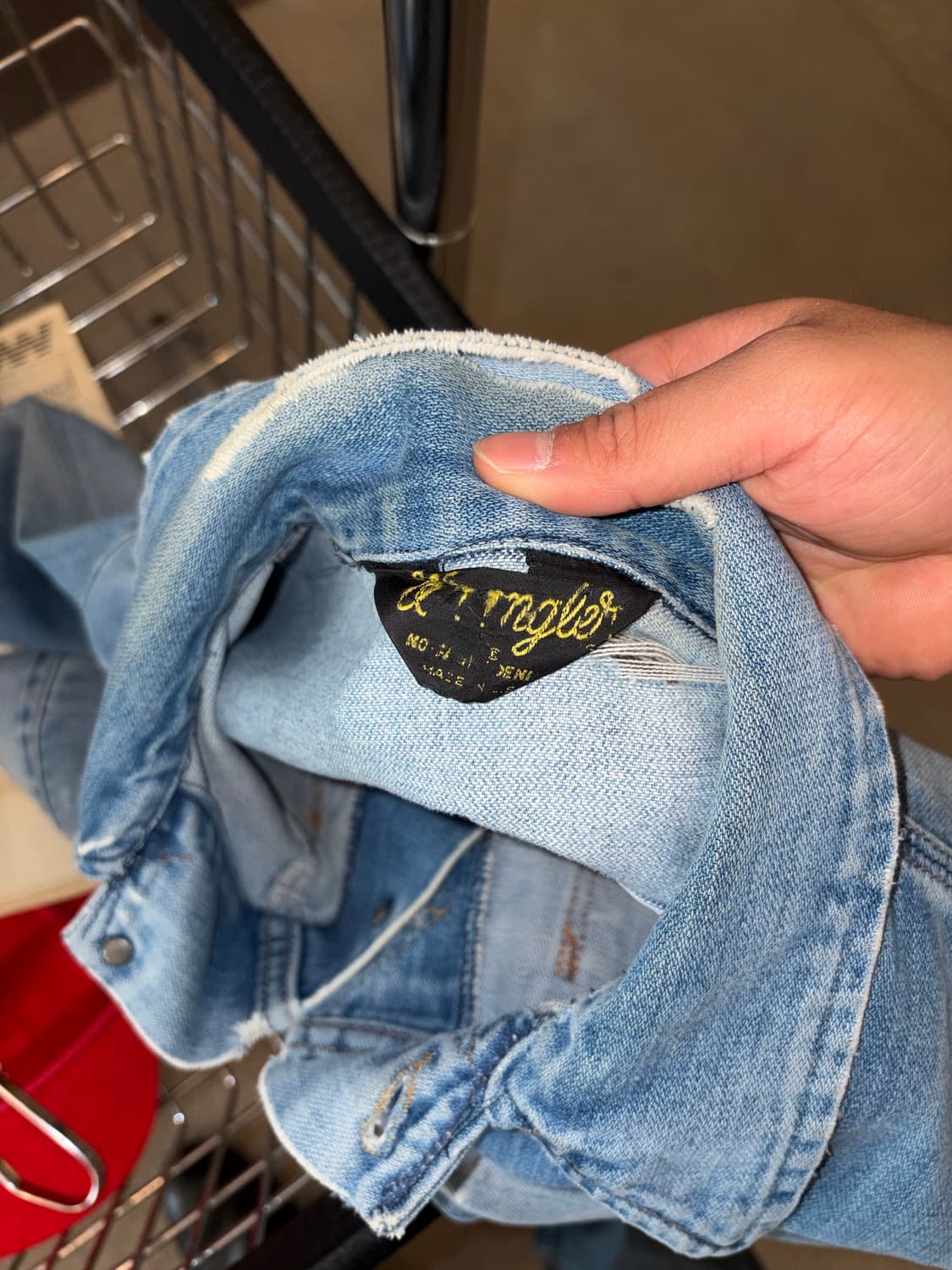 70-80‘s Wrangler 126MJ denim trucker  상품이미지10