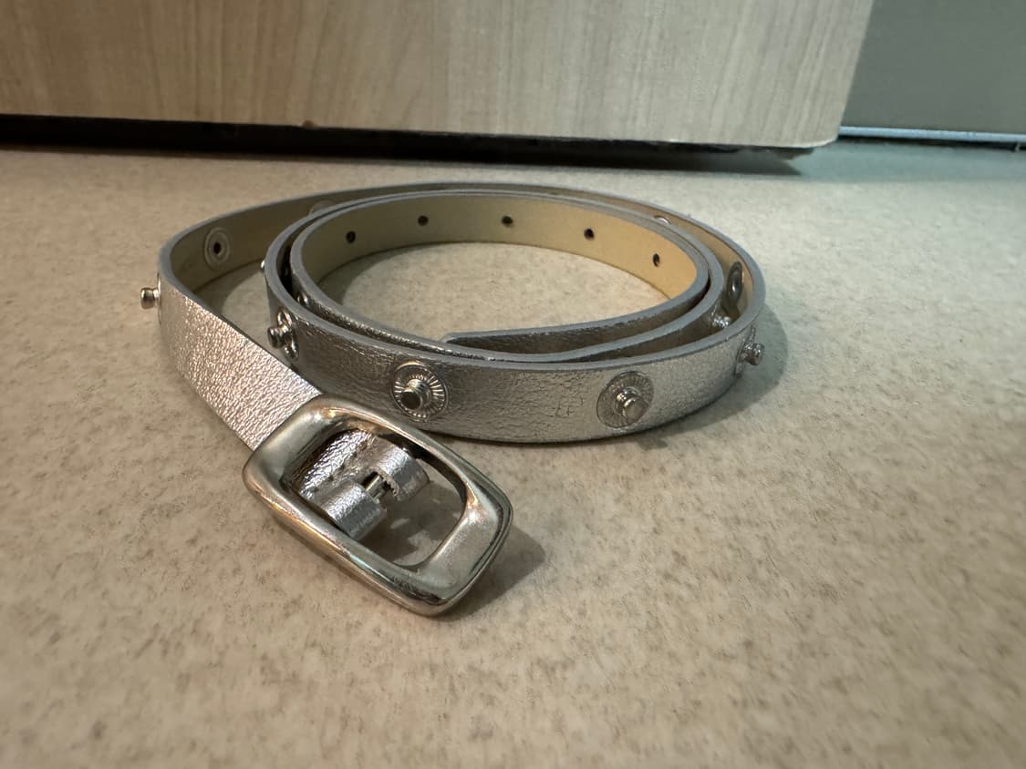 팔로마울 no 1939 스냅스 벨트 실버 상품이미지4