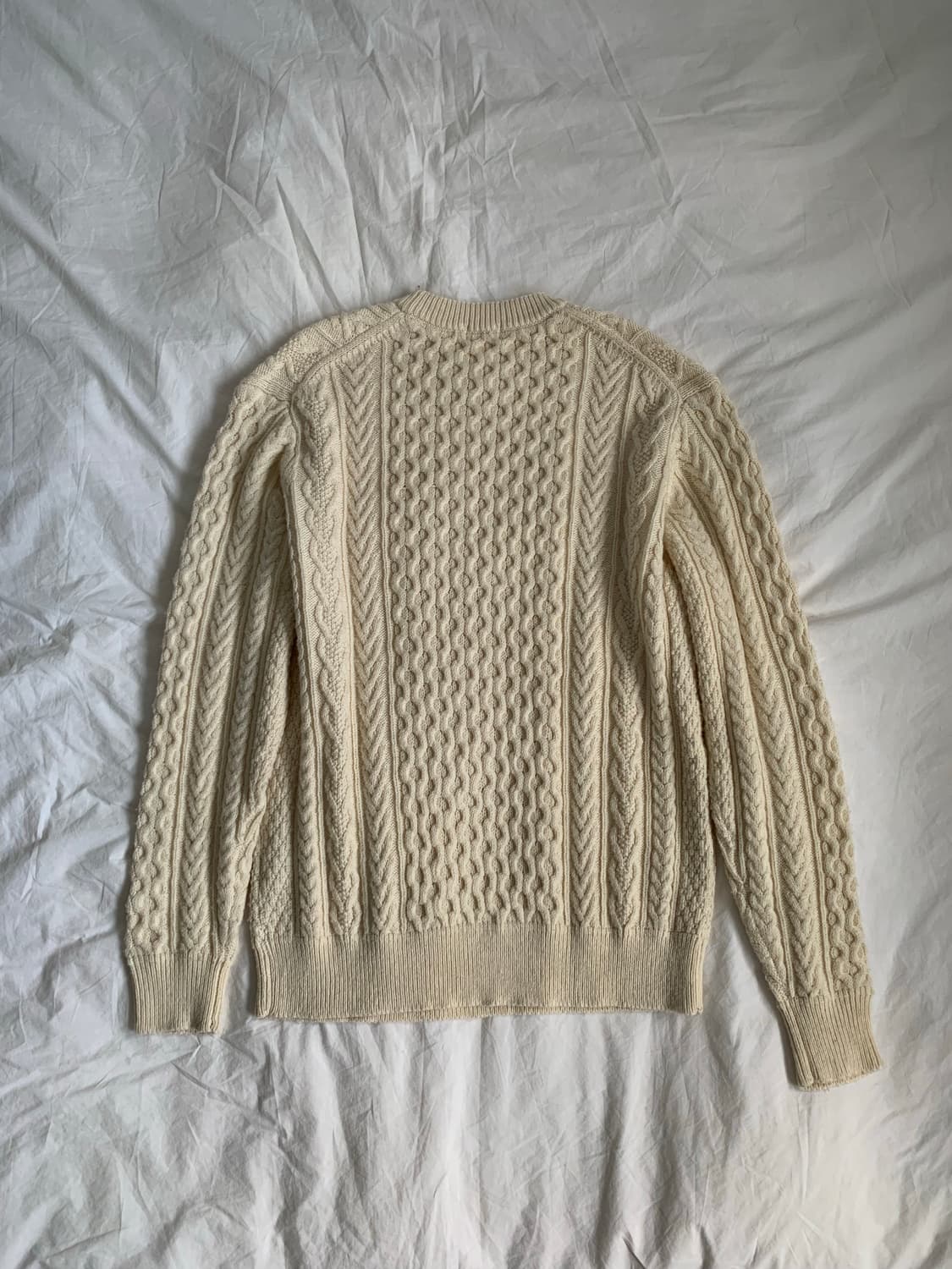 UNIQLO 크림 꽈배기 니트 상품이미지3