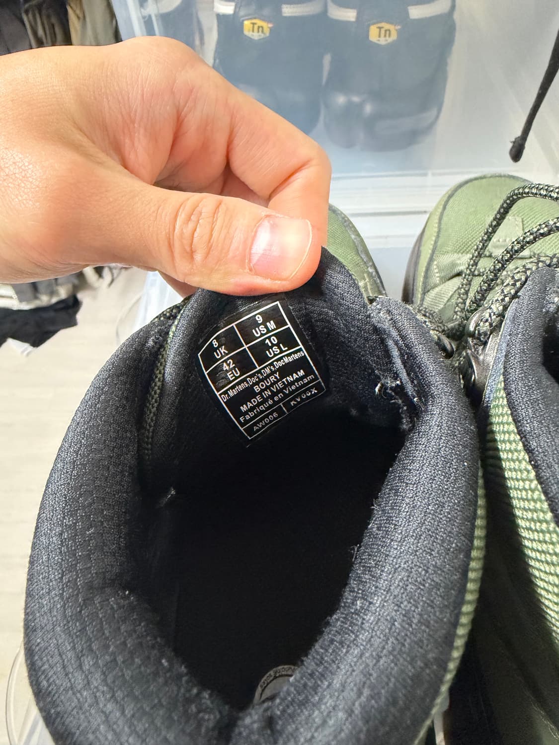 [270] 닥터마틴 버리 8-TIE 카키 워커 상품이미지6