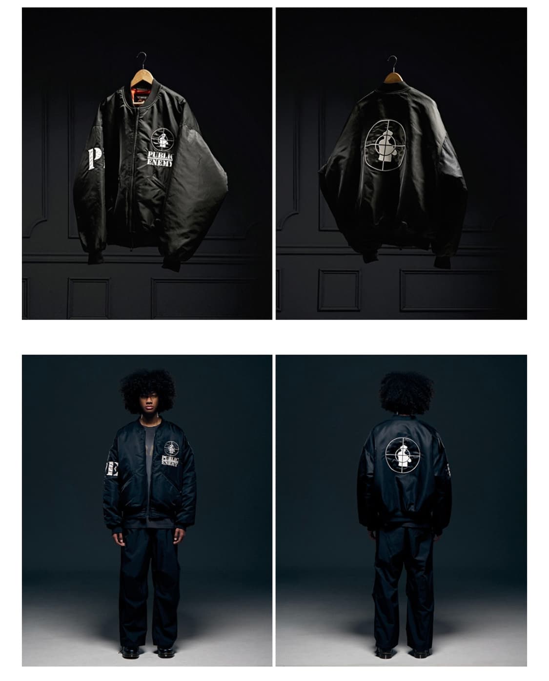듀테로 Public Enemy Jacket Black 상품이미지2