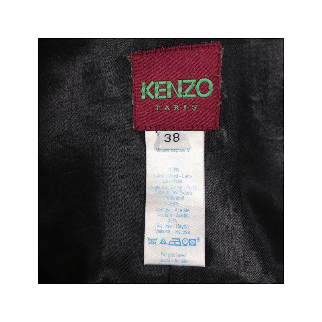 [38,66] KENZO 겐조 버클 스트랩 클래식 자켓 상품이미지8