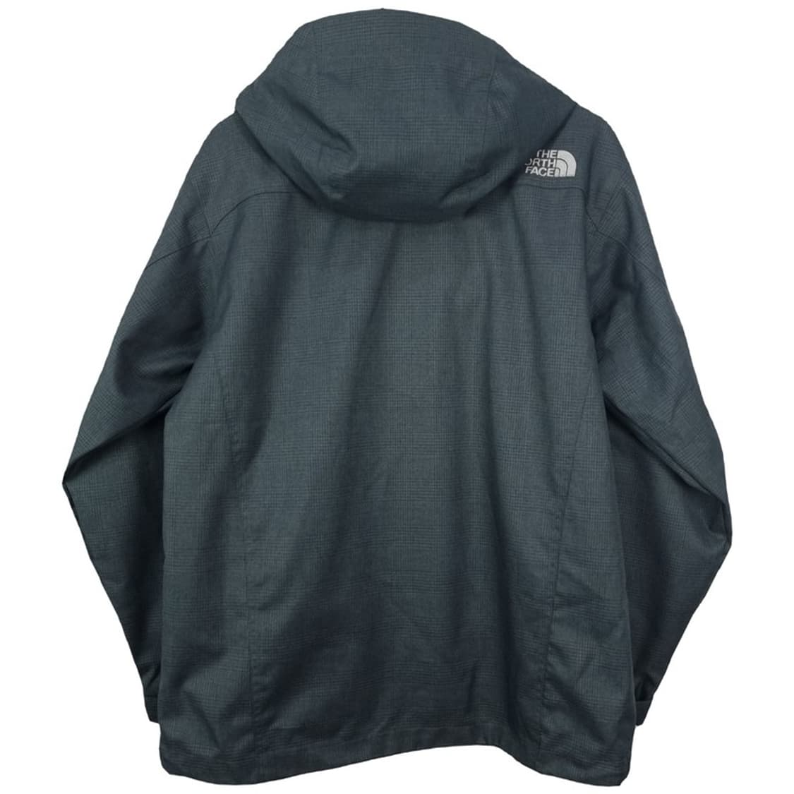 [노스페이스] 로고 자수 체크 패턴 후드 바람막이 자켓 M18751 상품이미지3