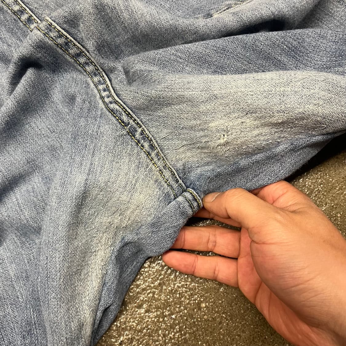 00s Levis 실버탭 데님 카펜터 팬츠 (38”) 상품이미지6