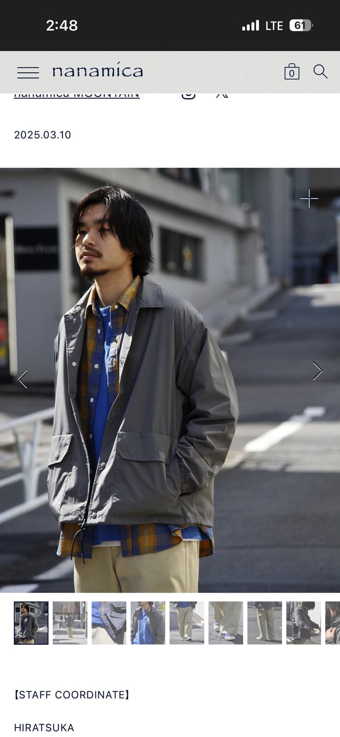 나나미키 노스페이스 퍼플 자켓 25fw 상품이미지2