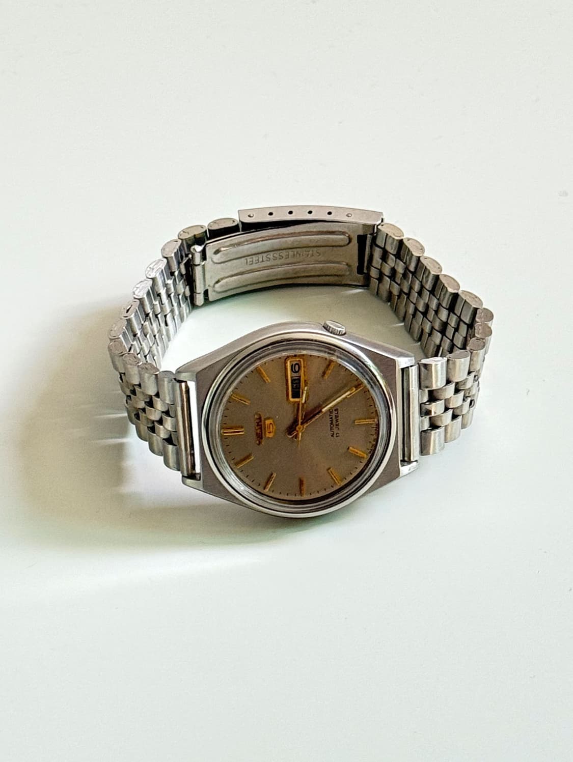 80s SEIKO5 Automatic Metal Watch 상품이미지3