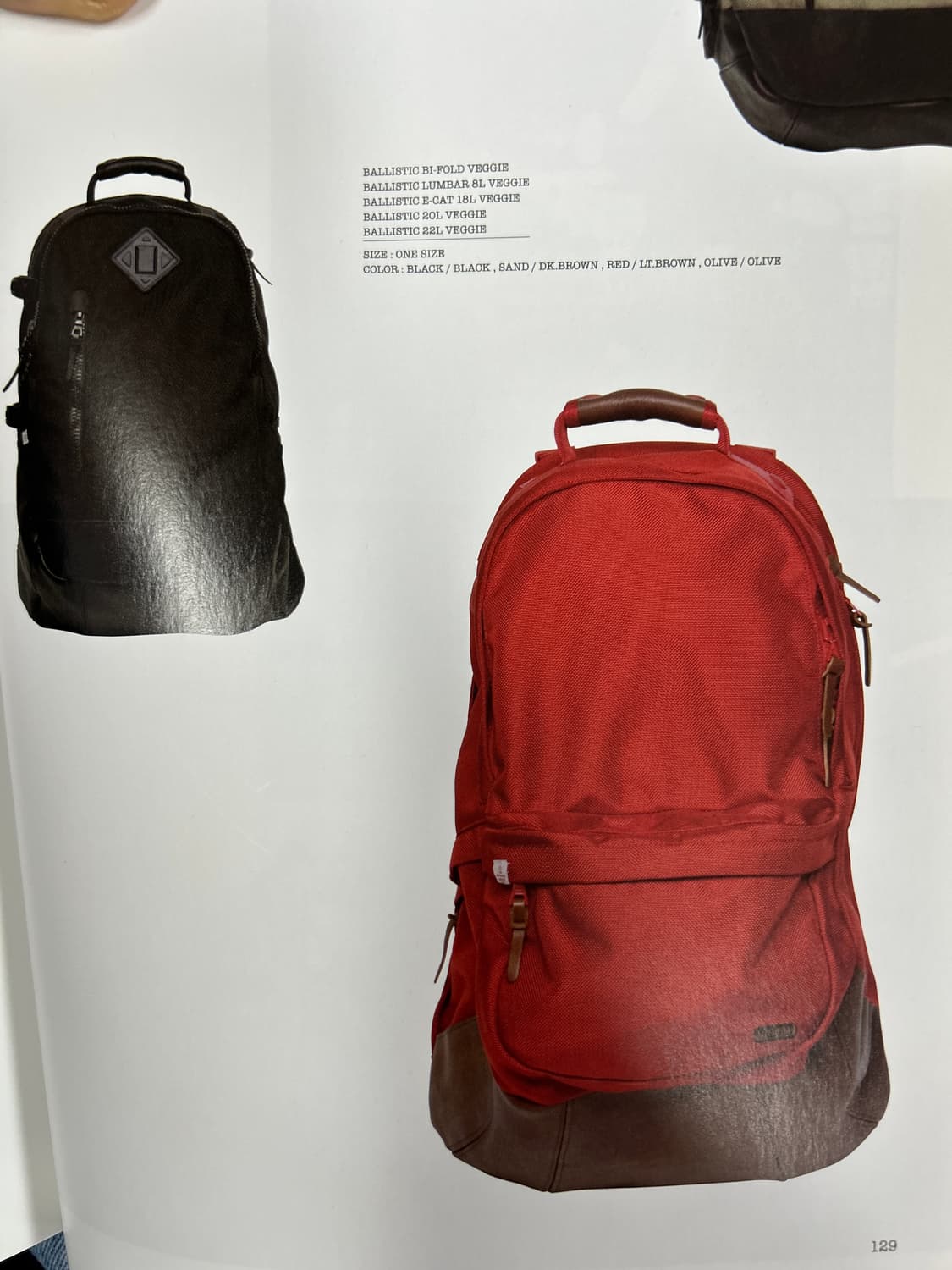 VISVIM 올드비즈빔 발리스틱22L 올블랙 레더 백팩 상품이미지2