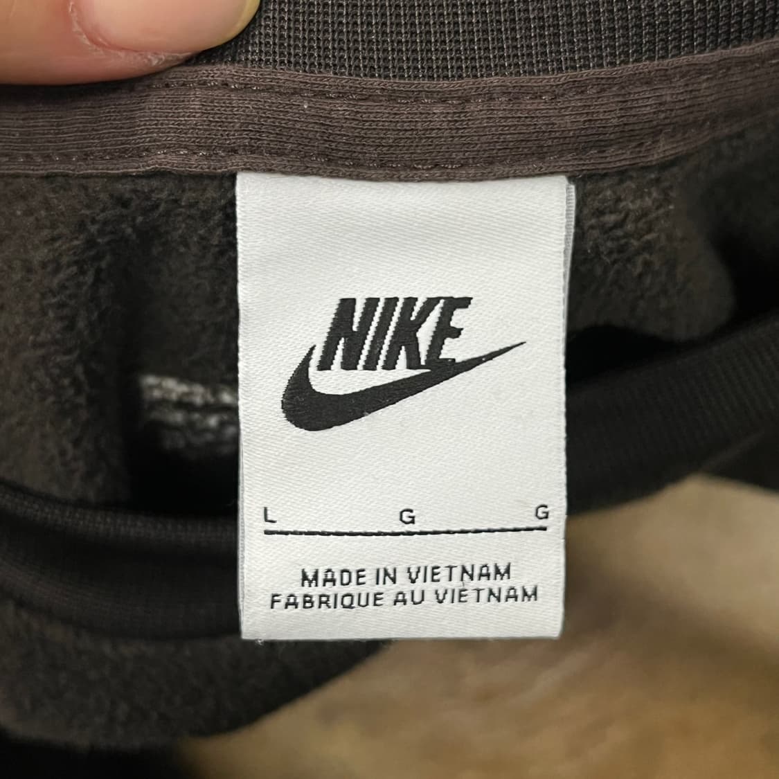[정품/L] 나이키 스우시 블랙 그레이 맨투맨 b15 상품이미지5