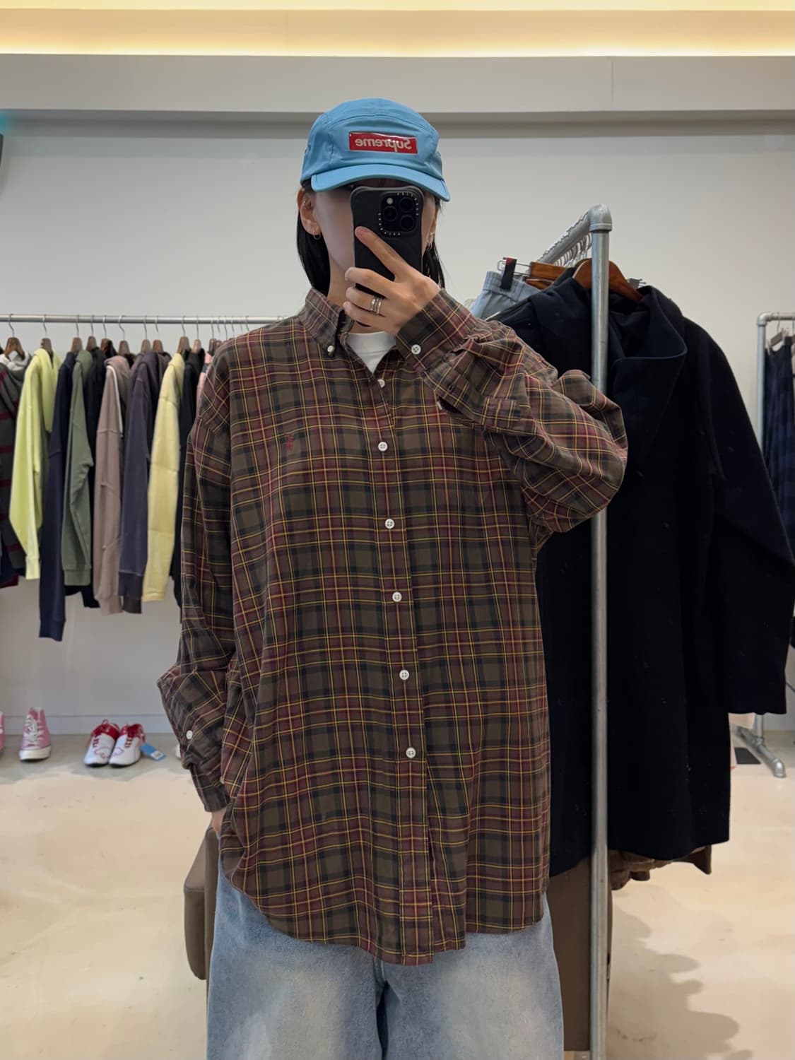 폴로 랄프로렌 체크 셔츠 상품이미지4