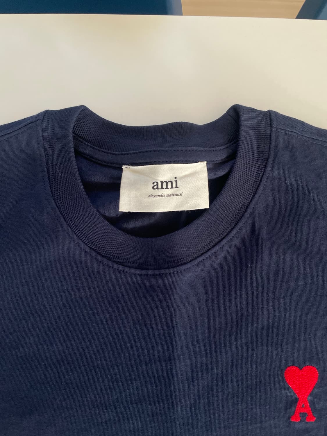 아미 네이비 레드 로고 S 상품이미지3